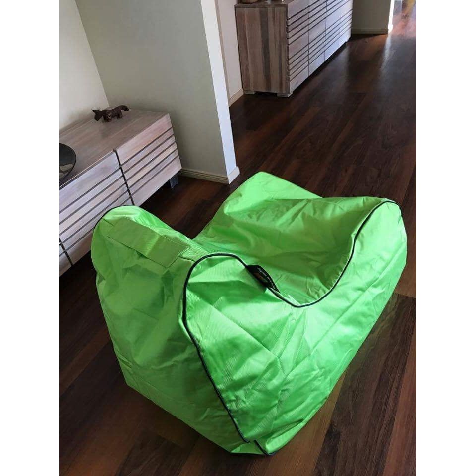 Cypher green outdoor bean bag