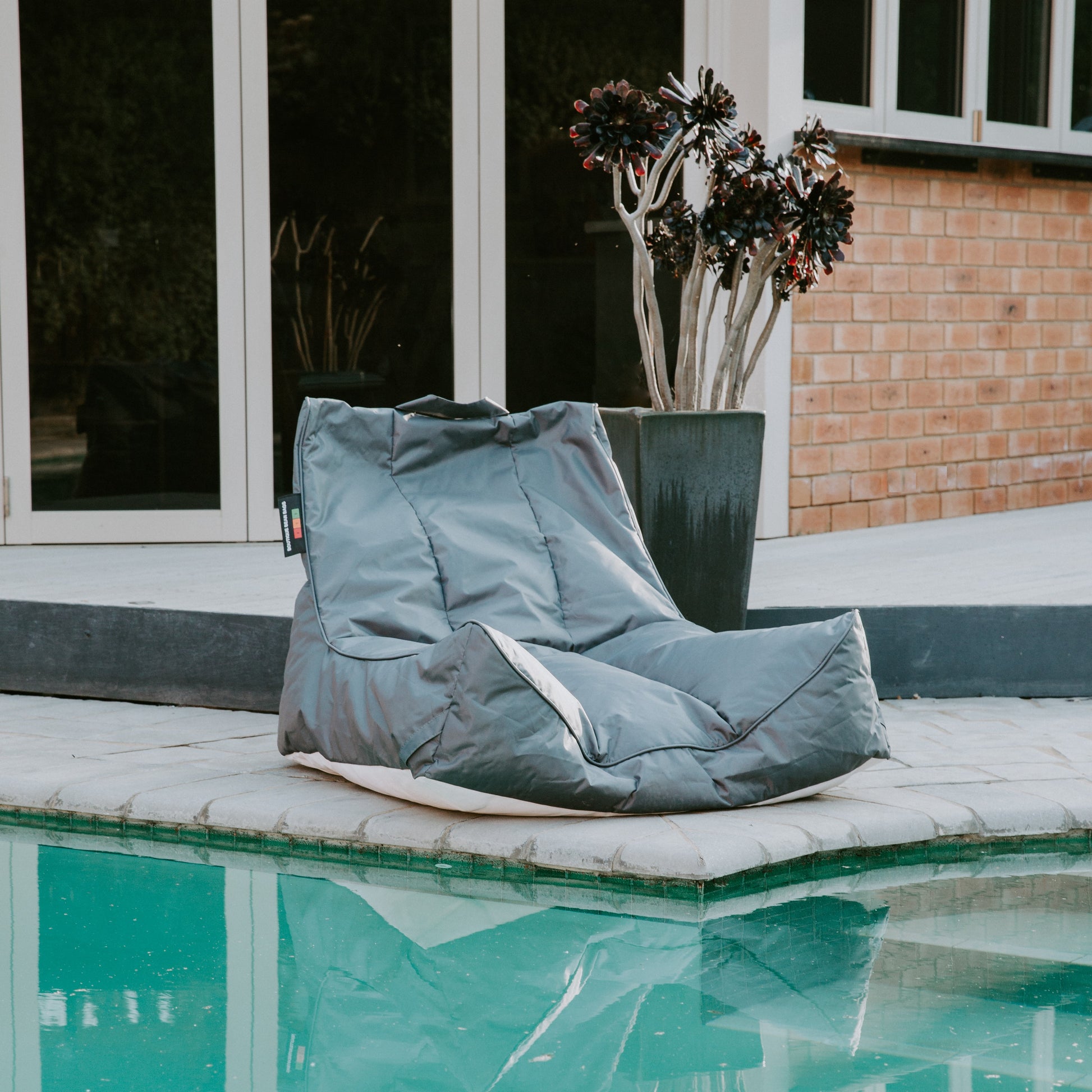 Water chair charcoal floating pool bean bag